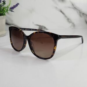 Coach Sunglasses Polarized. Oversized Tortoise Shell Sunglasses. HC8271U